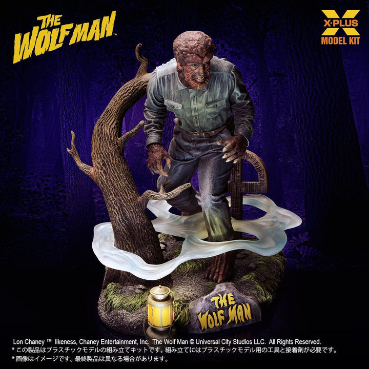 ロン・チェイニー・ジュニア as 狼男 プラスチックモデルキット 1/8スケール