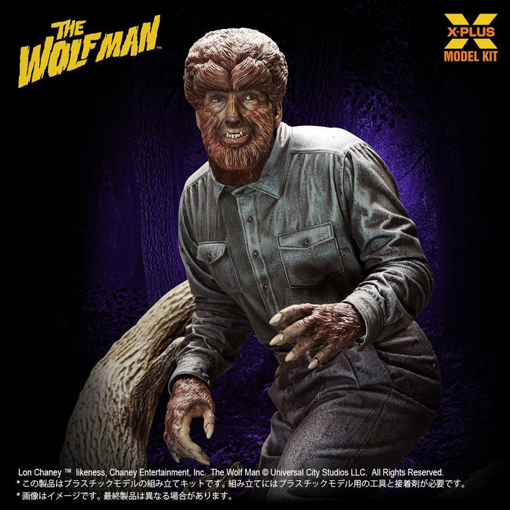 ロン・チェイニー・ジュニア as 狼男 プラスチックモデルキット 1/8スケール