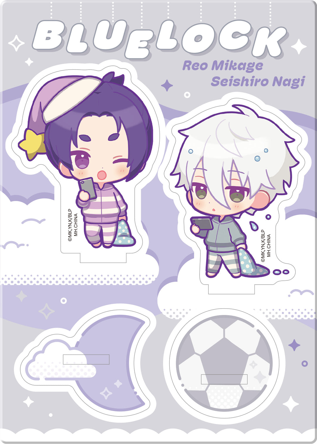 バディコレ アクリルスタンド ブルーロック Good Night ver. C:凪誠士郎&御影玲王