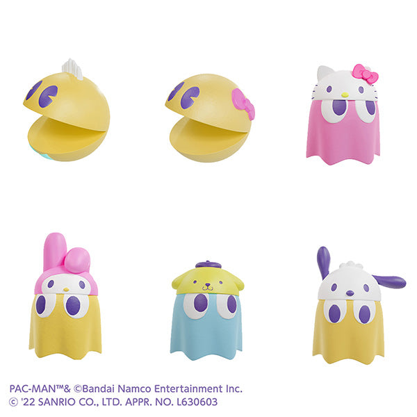 【再販】[BOX販売]パックマン×サンリオキャラクターズ ちびコレクトフィギュアVol.1　-6個入りBOX-