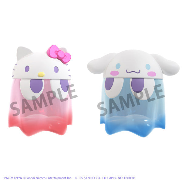 パックマン×サンリオキャラクターズ ちびコレクトフィギュア デラックス ゴーストハローキティ クリアカラーver.