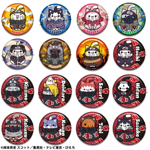 [BOX販売]MEGA CAT PROJECT NARUTO-ナルト- 疾風伝 ニャルト！ 缶バッジコレクション -16個入りBOX-