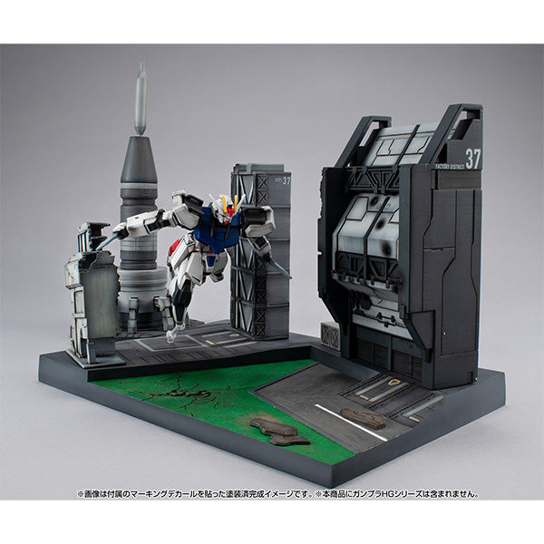 Realistic Model Series Gストラクチャー 機動戦士ガンダムSEED(HGシリーズ用）【GS06M】ヘリオポリスバトルステージ（マテリアルカラーエディション）
