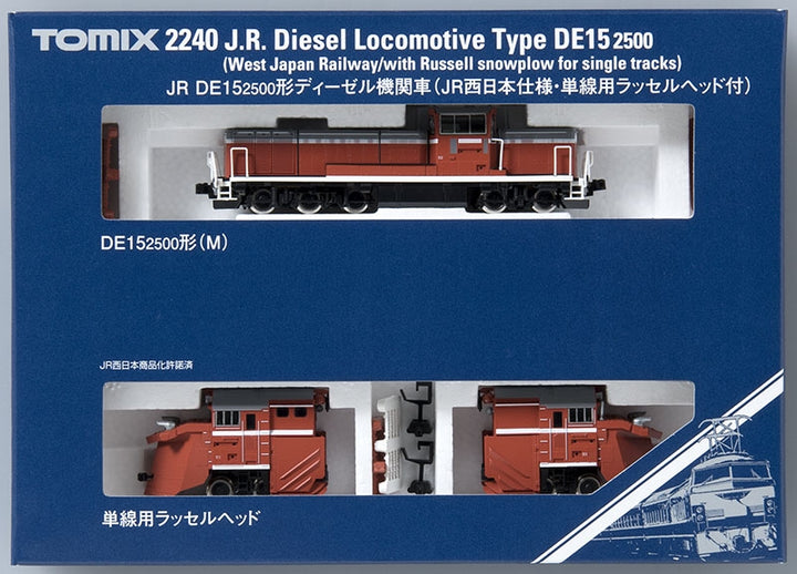 【再販】2240 DE15-2500形(JR西日本仕様･単線用ラッセルヘッド付)
