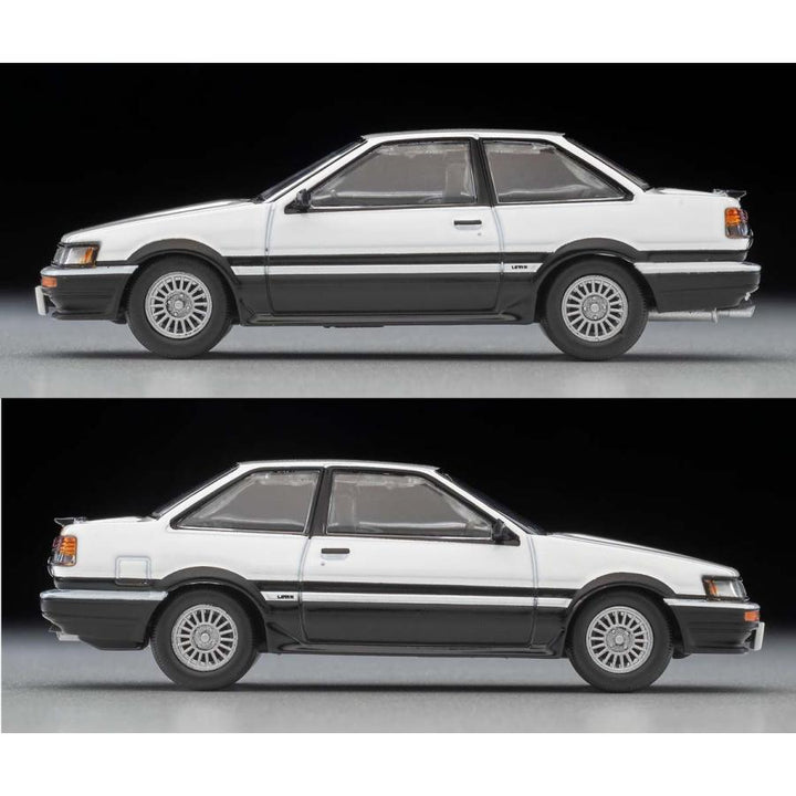 1/64 トミカリミテッドヴィンテージ NEO LV-N304c トヨタ カローラレビン 2ドア GT-APEX 85年式(白/黒)