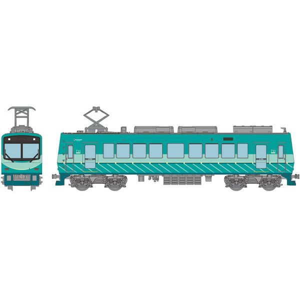 鉄道コレクション叡山電車700系 リニューアル711号車 (緑)
