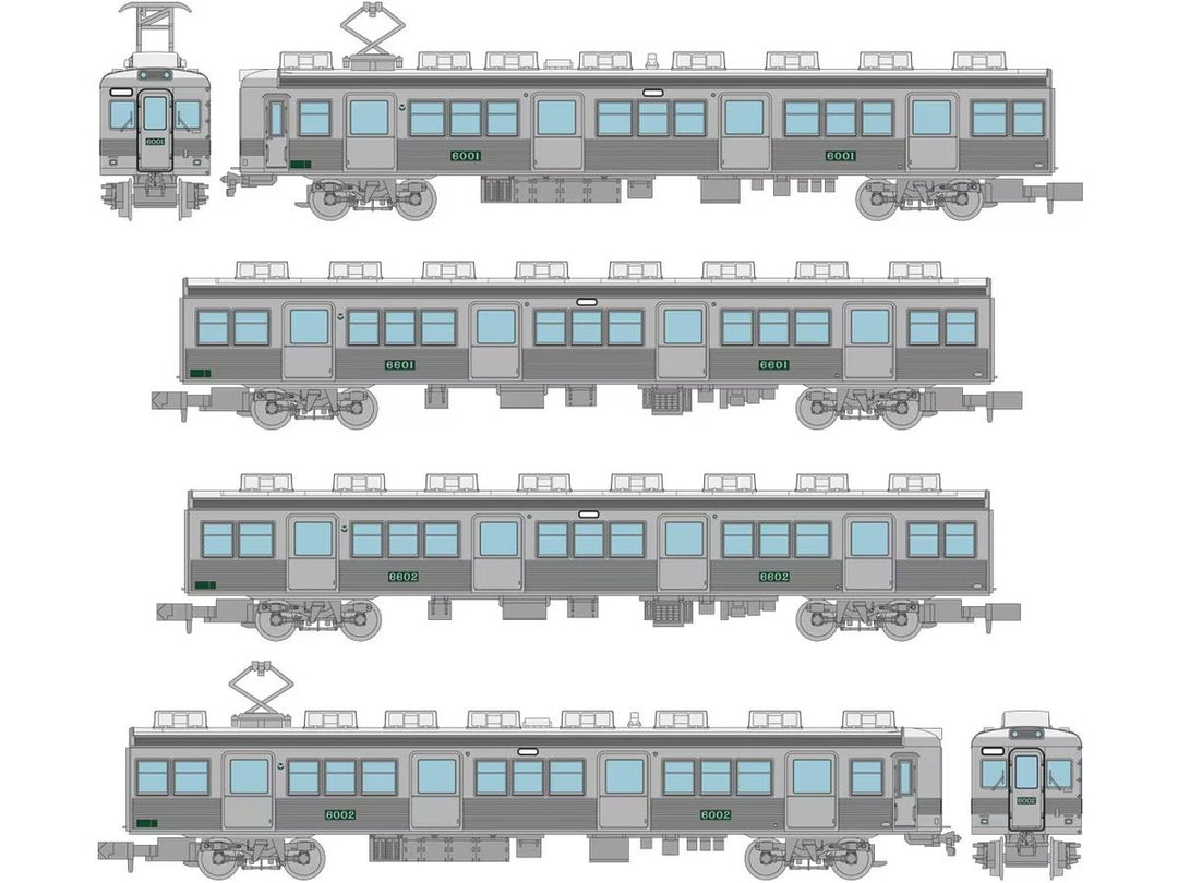 鉄道コレクション 南海電気鉄道6000系(ナツカシノステンレス無塗装) 4両セット