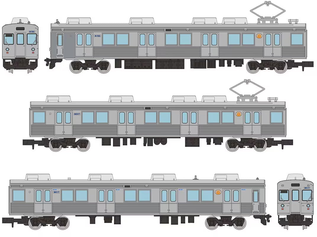 鉄道コレクション 伊豆急行8000系(TA-7編成･無ラッピング車両)3両セットF