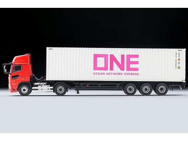 1/64 トミカリミテッドヴィンテージ NEO LV-N292d 日野プロフィア 40ft海上コンテナトレーラ (東邦車輛TC36H1C34)オーシャンネットワークエクスプレス グレーコンテナ