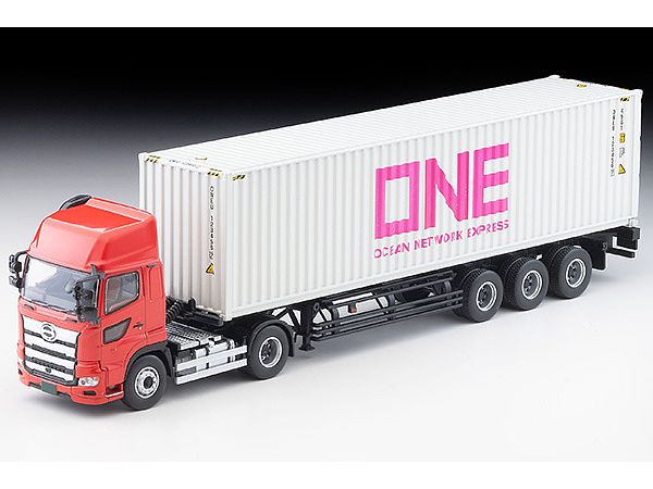 1/64 トミカリミテッドヴィンテージ NEO LV-N292d 日野プロフィア 40ft海上コンテナトレーラ (東邦車輛TC36H1C34)オーシャンネットワークエクスプレス グレーコンテナ