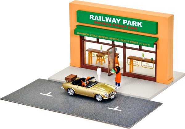 1/64 ジオコレ64 #カースナップ27a カフェテラス2 (ホンダS800付属)