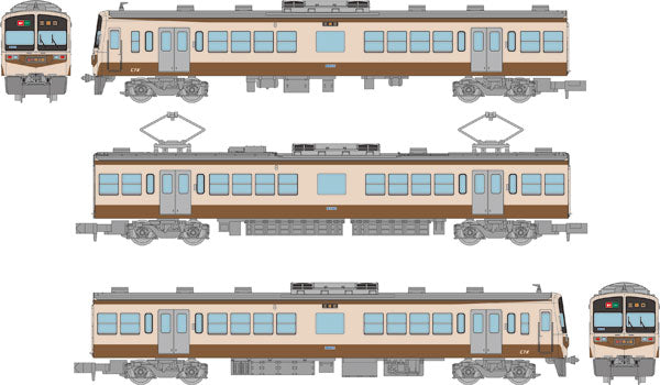 秩父鉄道6000系旧300系リバイバルカラー3両セット