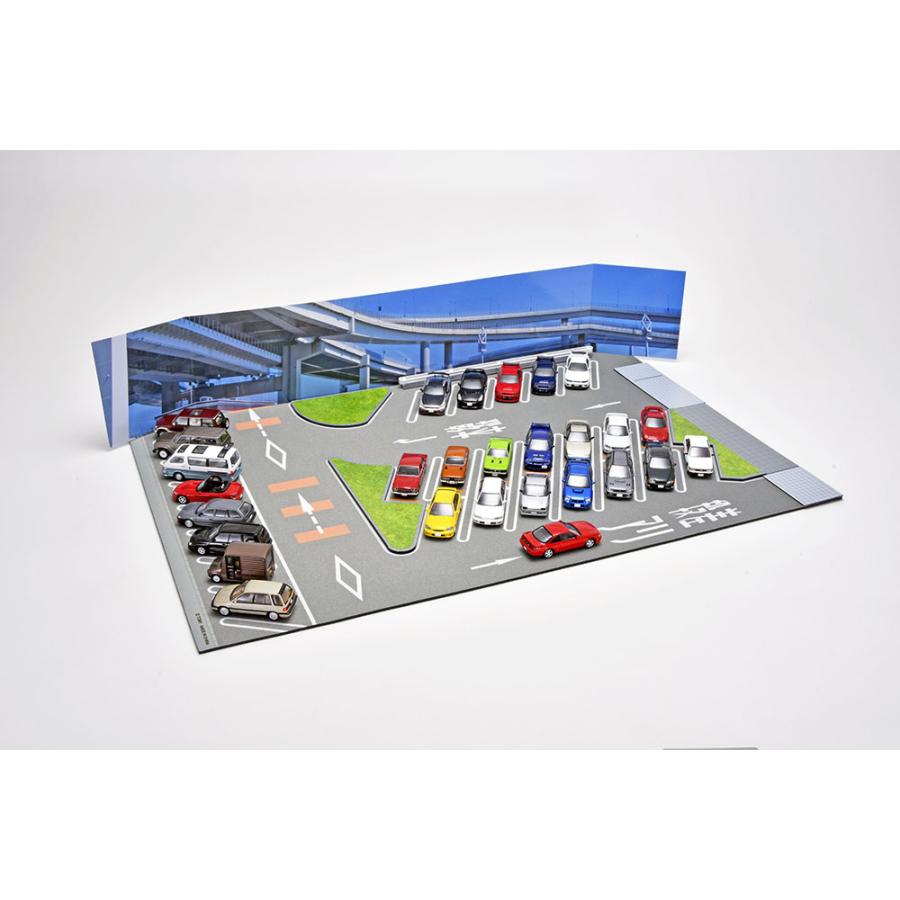 1/64 トミカラマ ヴィンテージ 12a 大黒パーキングエリア マットA (日産 シルビア Q`s エアロ 95年式付属)