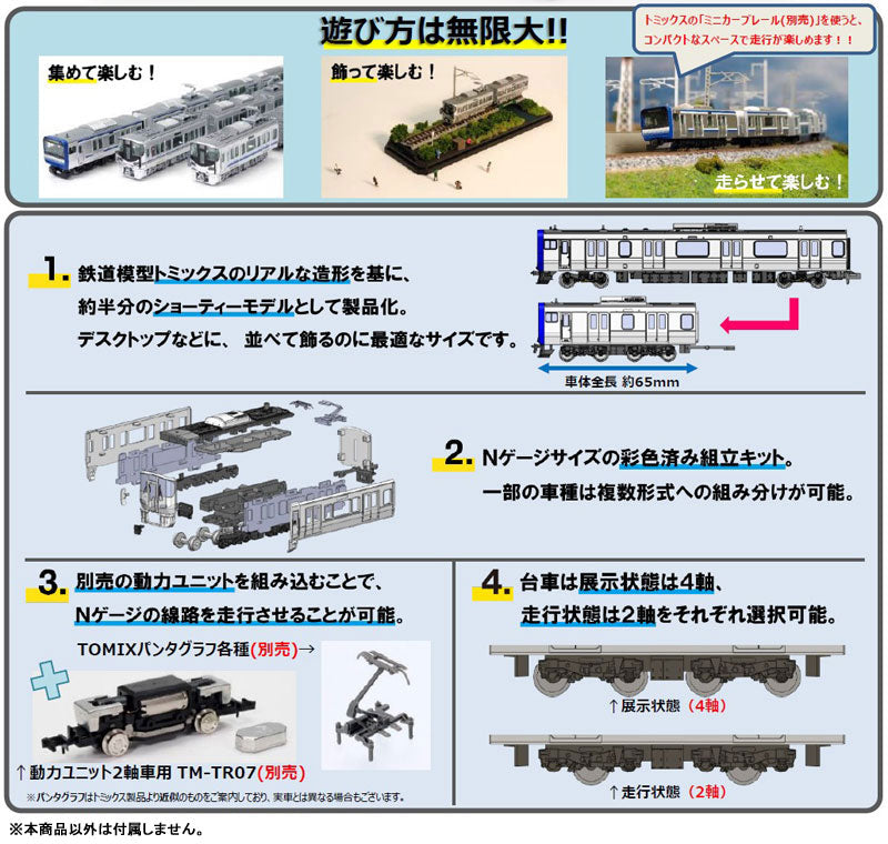 [BOX販売]鉄道コレクション 鉄コレポケット第1弾 東西JR快速電車編 -10個入りBOX-