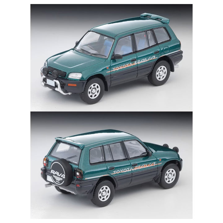 1/64 トミカリミテッドヴィンテージ NEO LV-N354d トヨタ RAV4J V (緑/ グレー)95年式