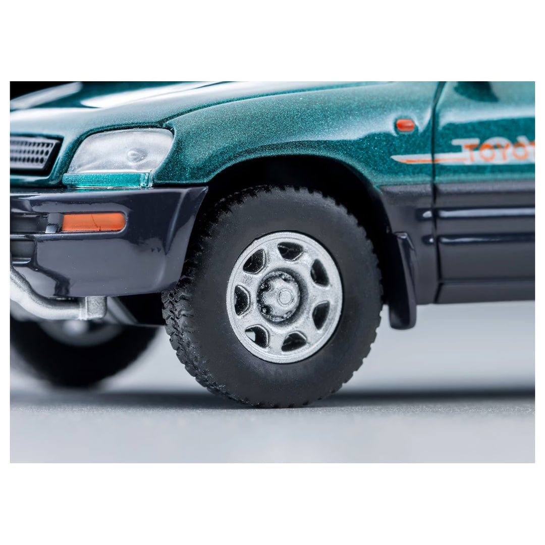 1/64 トミカリミテッドヴィンテージ NEO LV-N354d トヨタ RAV4J V (緑/ グレー)95年式