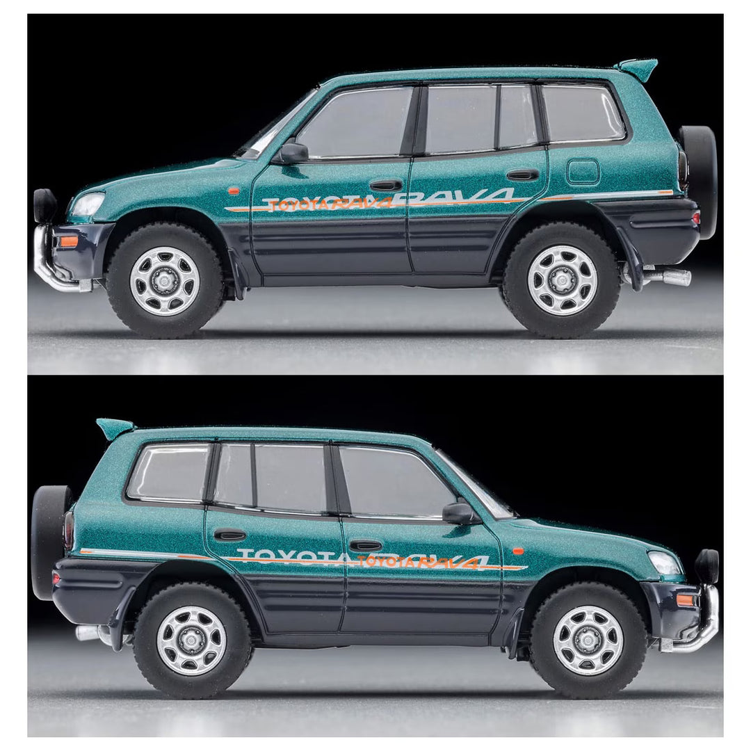 1/64 トミカリミテッドヴィンテージ NEO LV-N354d トヨタ RAV4J V (緑/ グレー)95年式