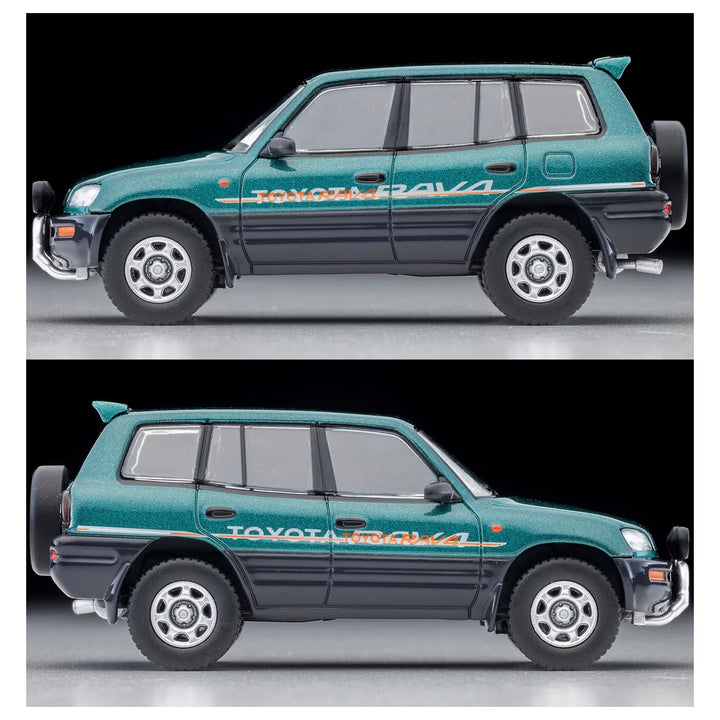 1/64 トミカリミテッドヴィンテージ NEO LV-N354d トヨタ RAV4J V (緑/ グレー)95年式
