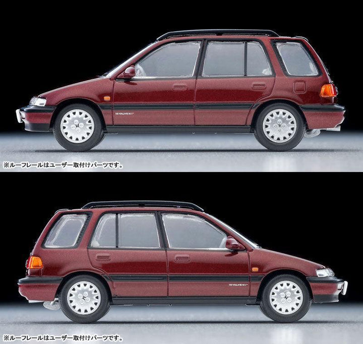 1/64 トミカリミテッドヴィンテージ NEO LV-N297b ホンダ シビックシャトル 56i (赤) 90年式