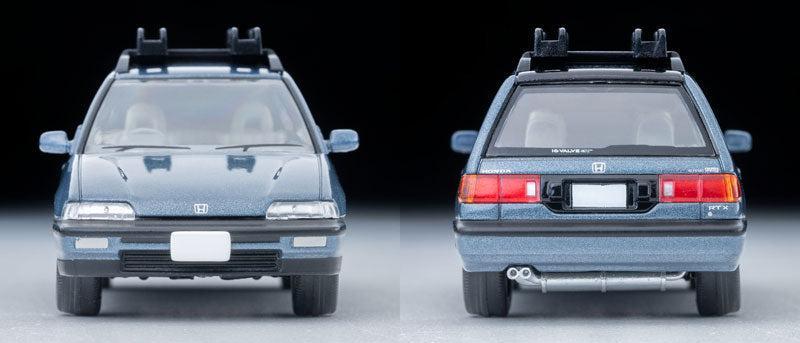 1/64 トミカリミテッドヴィンテージ NEO LV-N297c ホンダ シビックシャトル RT X (青) 90年式 フィギュア､マウンテンバイク付