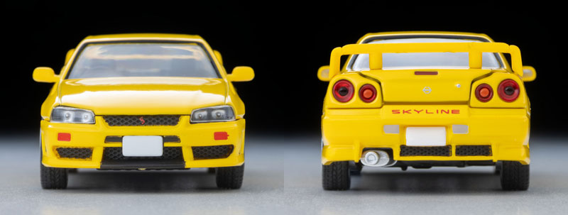 1/64 トミカリミテッドヴィンテージ NEO LV-N365a 日産 スカイライン 2ドア スポーツクーペ 25GT TURBO オプションパーツ付(黄) 98年式