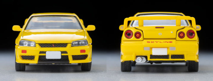 1/64 トミカリミテッドヴィンテージ NEO LV-N365a 日産 スカイライン 2ドア スポーツクーペ 25GT TURBO オプションパーツ付(黄) 98年式