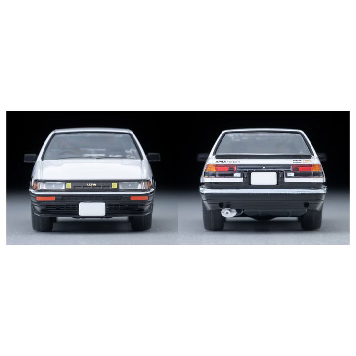 1/64 トミカリミテッドヴィンテージ NEO LV-N304d トヨタ カローラレビン 2ドア GT-APEX RSワタナベホイール装着車(白/黒)85年式