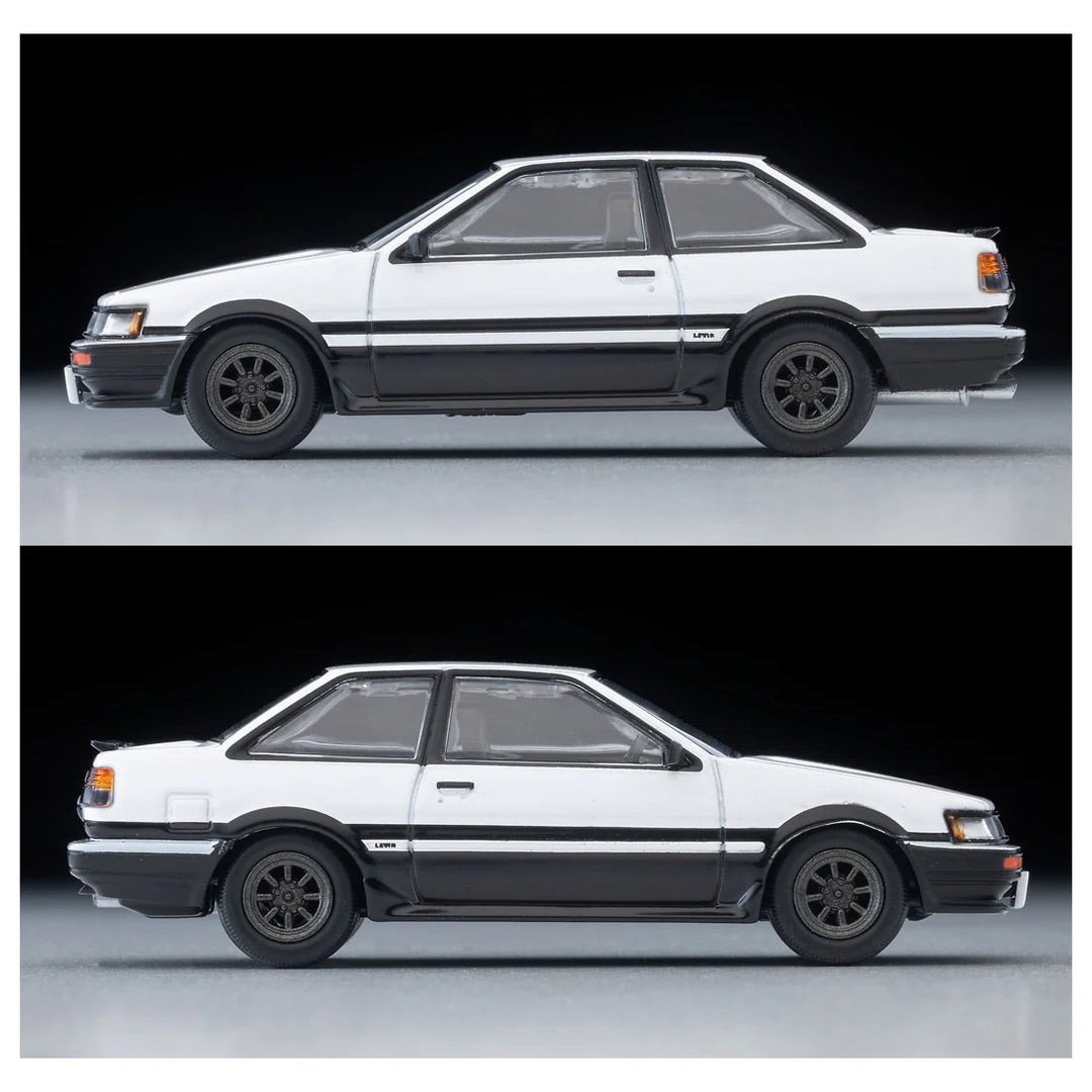 1/64 トミカリミテッドヴィンテージ NEO LV-N304d トヨタ カローラレビン 2ドア GT-APEX RSワタナベホイール装着車(白/黒)85年式