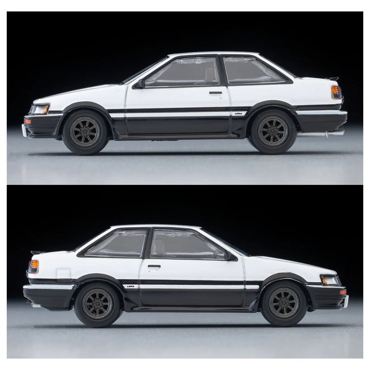 1/64 トミカリミテッドヴィンテージ NEO LV-N304d トヨタ カローラレビン 2ドア GT-APEX RSワタナベホイール装着車(白/黒)85年式