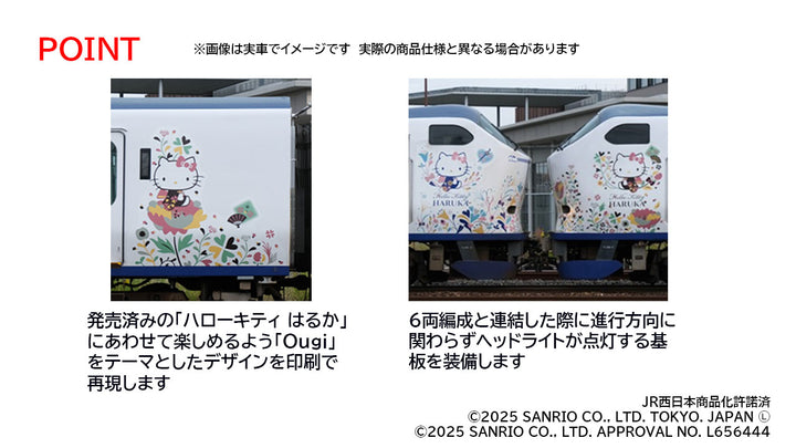 97208 JR 281系特急電車（ハローキティ はるか・Ougi）増結セット