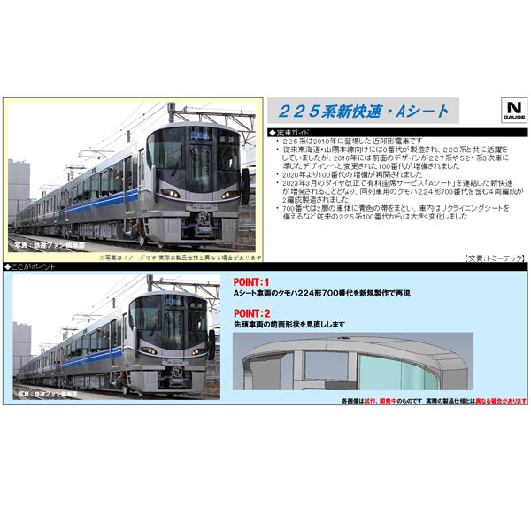 98544 ２２５-100系近郊電車（Ａシート）セット（４両）