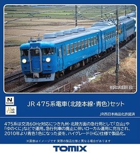 98547 ４７５系電車（北陸本線･青色）セット（３両）