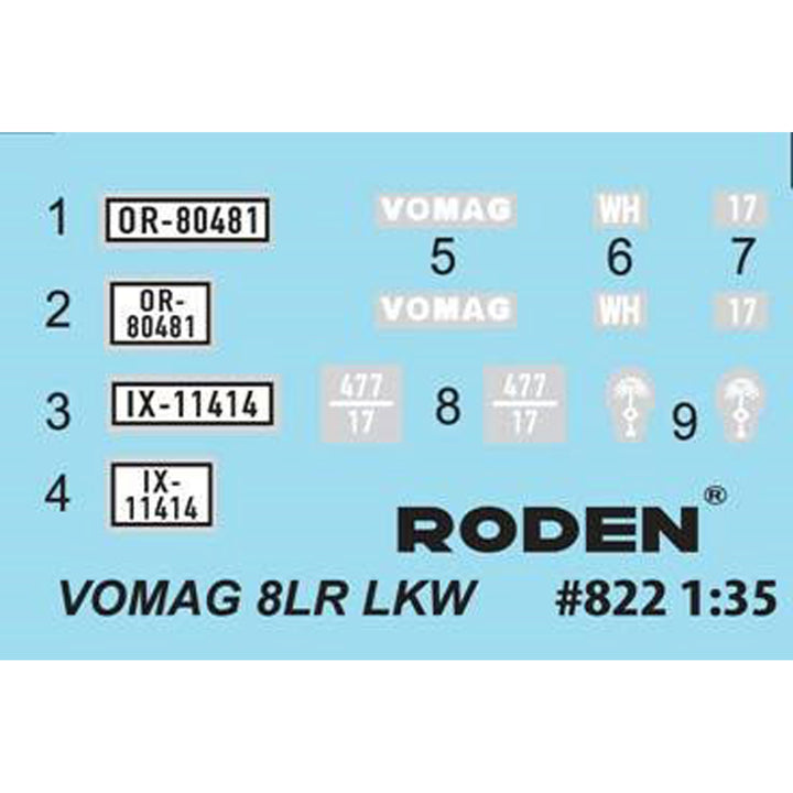 1/35 独フォマーグ10ton重軍用トラック8 LR Lkw