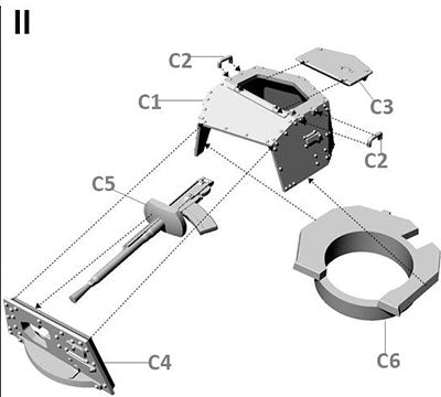 1/72 仏･ルノーAMR35 ZT1b偵察戦車･13.2mm機銃型
