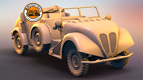 1/72 独・テンポ・ビダルG1200スタッフカー