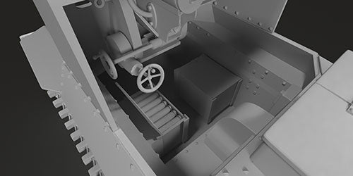 1/72 日・四式十五糎自走砲ホロ