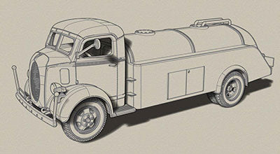 1/72 独・フォード・キャブオーバー燃料輸送車1939年型
