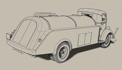 1/72 独・フォード・キャブオーバー燃料輸送車1939年型