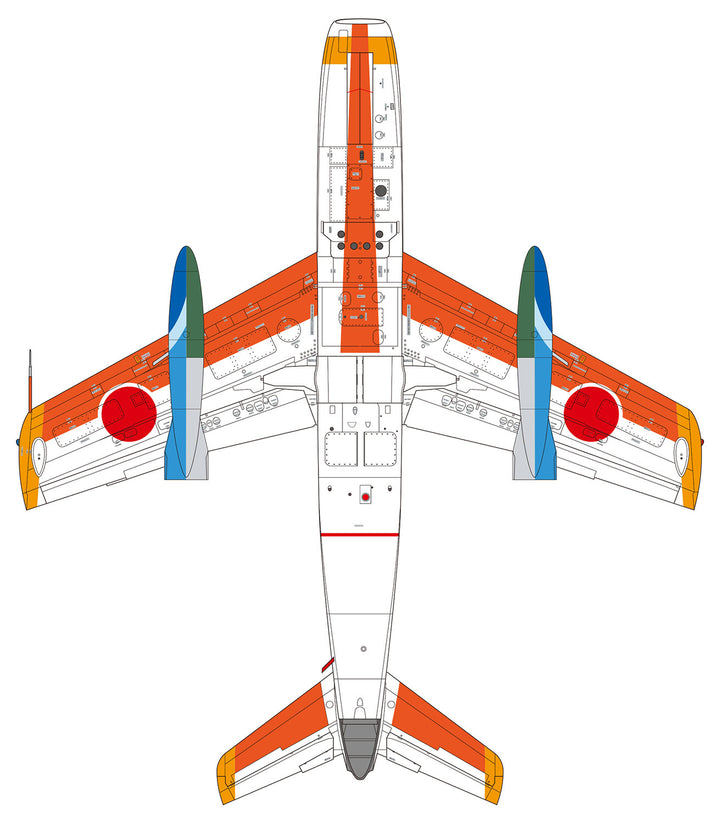 1/72 航空自衛隊 T-1B ジェット練習機 小牧 T-1 ファイナル (863号機)