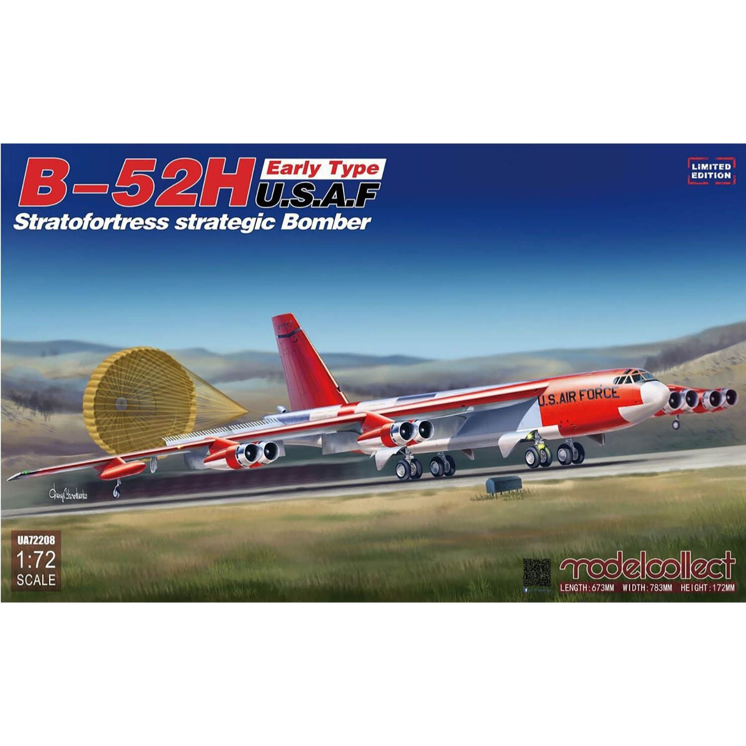 Collect(モデルコレクト)　前期型　限定版【再生産】　Model　B-52H　–　SOOTANG　1/72　1/72スケール　ストラトフォートレス　未塗装