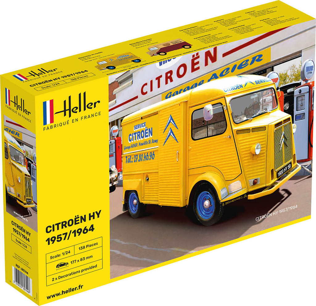 Heller(エレール) 1957/1964 シトロエン HY 商用バン 1/24スケール 未塗装組立キット