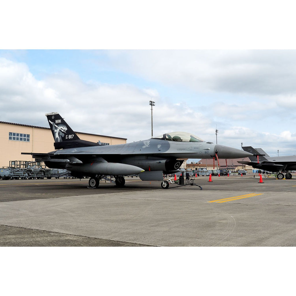 プラッツ(PLATZ) アメリカ空軍戦闘機 F-16C ファイティングファルコン 三沢基地 第35戦闘航空団 ワイルドウィーゼル作戦50周年マーキング 1/144スケール 未塗装組立キット