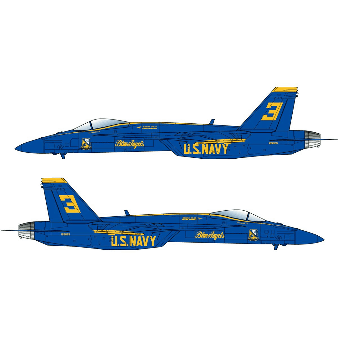 1/144 アメリカ海軍 F/A-18E スーパーホーネット ブルーエンジェルス 1/144 アメリカ海軍 F/A-18E スーパーホーネット ブルーエンジェルス