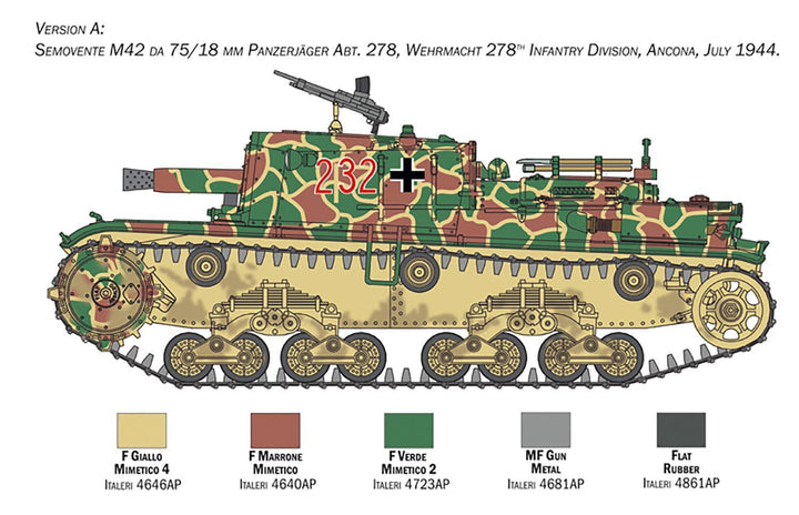 1/35 WW.II イタリア軍 セモベンテ M42 da 75/18