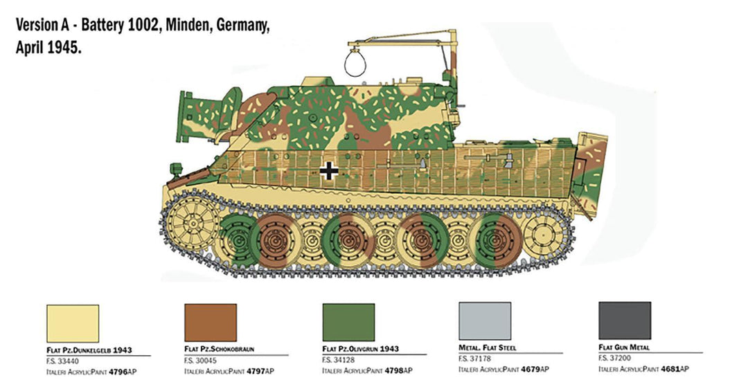 1/35 WW.II ドイツ軍 38cm 突撃臼砲 シュトルムティーガー