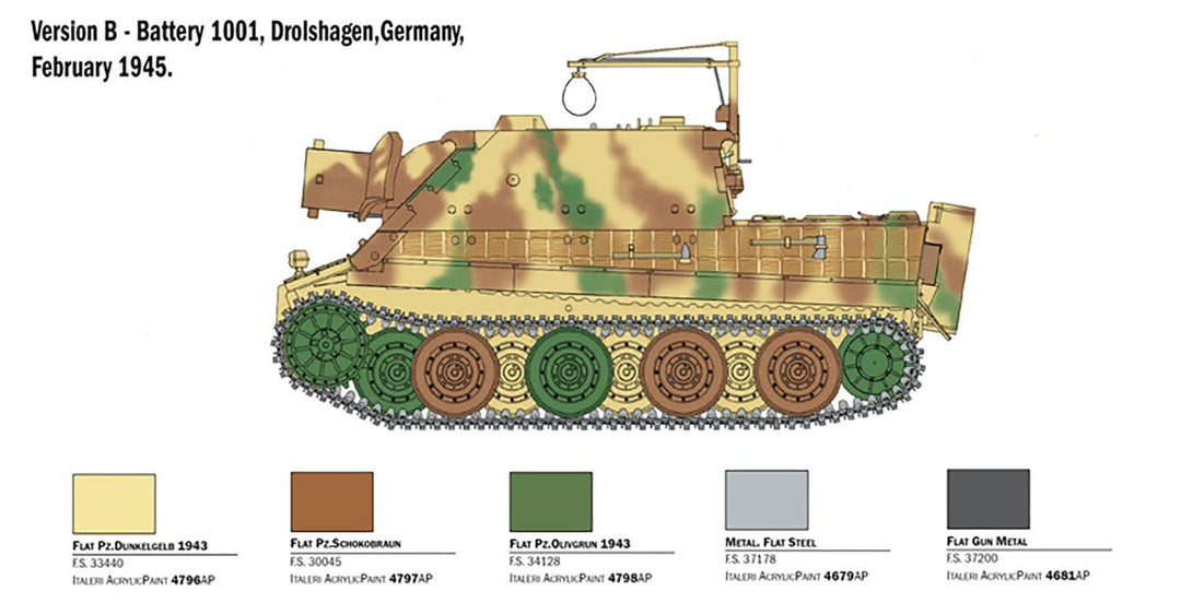 1/35 WW.II ドイツ軍 38cm 突撃臼砲 シュトルムティーガー