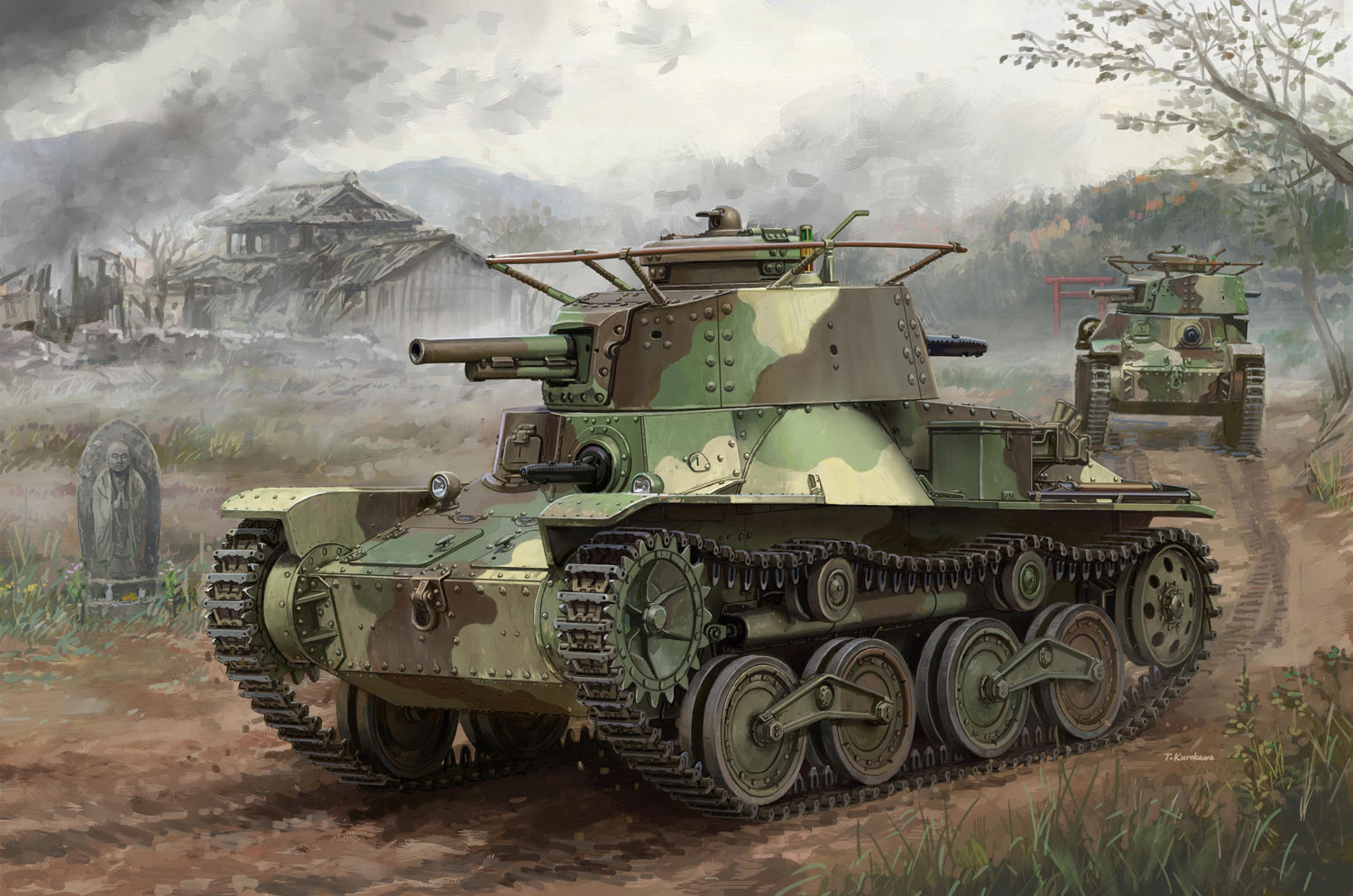 1/35 TANKS OF THE WORLD WW.II 日本陸軍 四式軽戦車 ケヌ– SOOTANG HOBBY