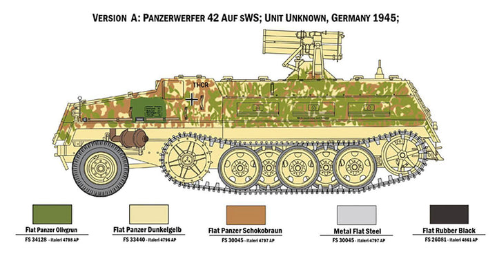1/35 WW.II ドイツ軍 15cm パンツァーベルファー42型 sWS搭載型