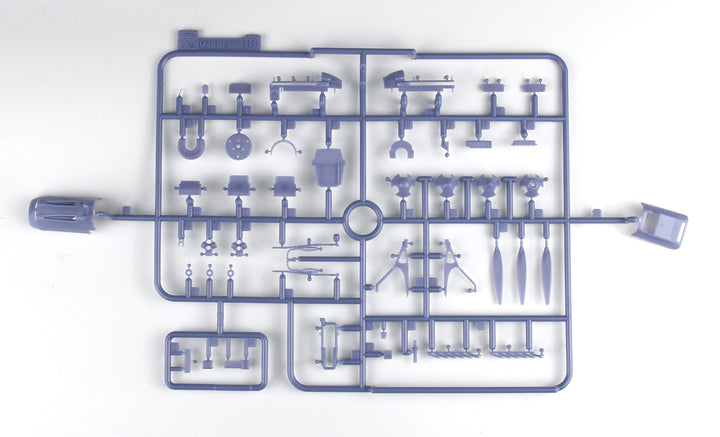 1/48 WW.II ドイツ軍 メッサーシュミットBf109 E-4 3Dプリントエンジン/フレーム塗装済みキャノピー/迷彩塗装デカール付属