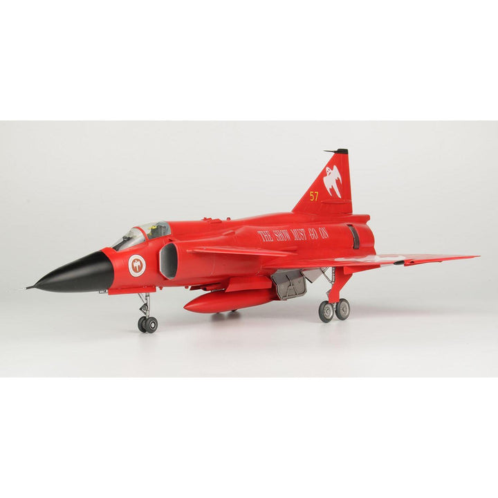 1/48 スウェーデン空軍 AJS37 ビゲン 'レッドビゲン' 第10航空団解散記念塗装機 エッチングパーツ付属